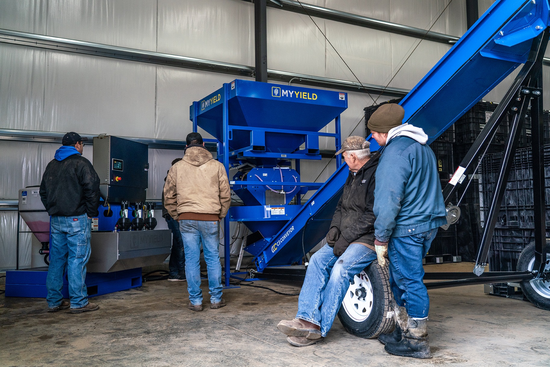 Drum Treater Box Seed Treater On Farm Seed Treater My Yield