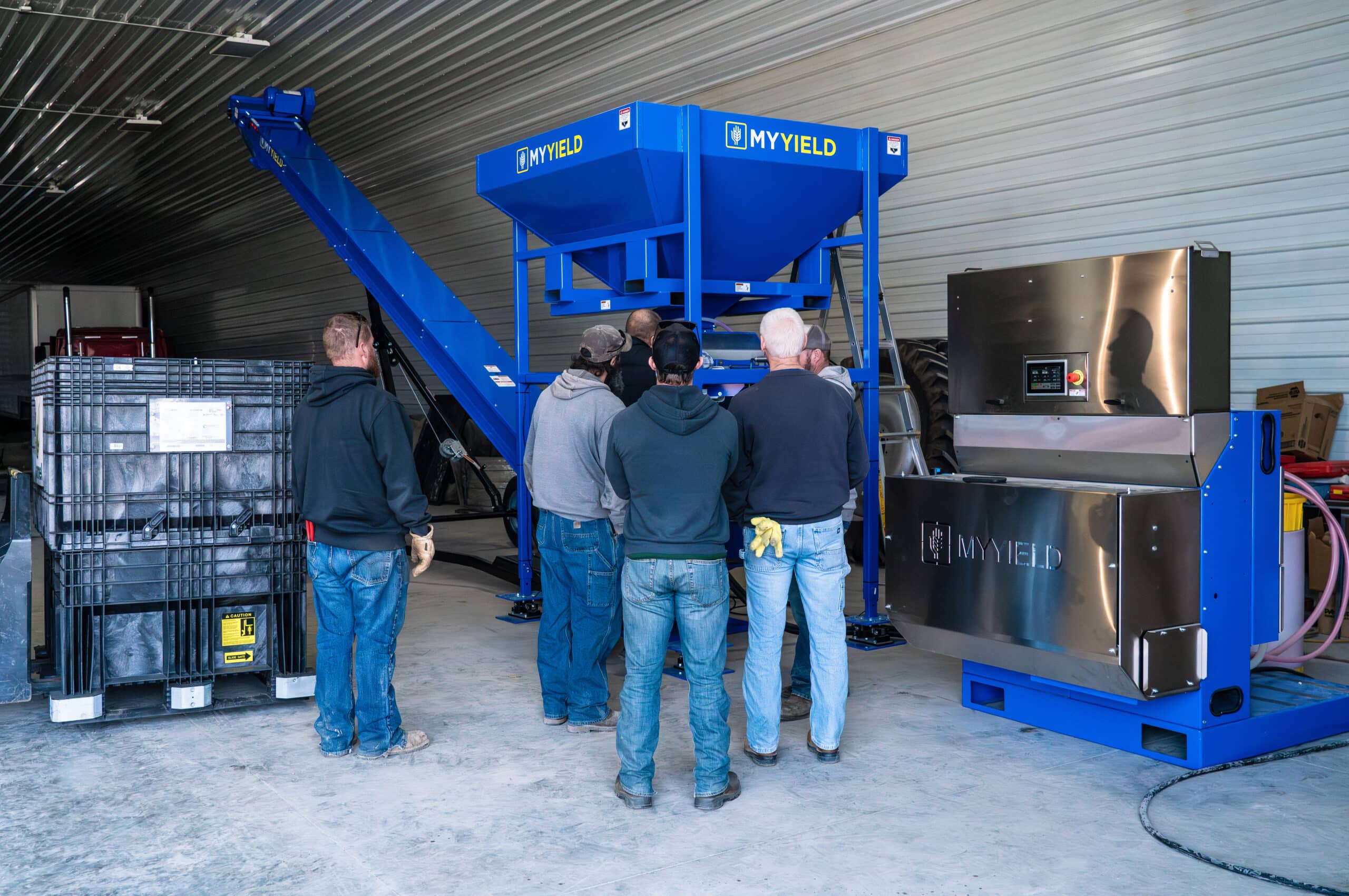 My Yield M5 Box to Box Seed Treater OnFarm Drum Treaters